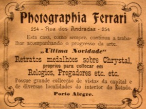 Propaganda Photographia Ferrari 1901
