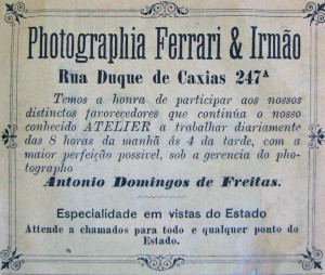 Propaganda Porto Alegre Ferrari e Irmão