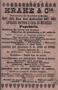 Propaganda Porto Alegre Publicidade Krahe & Cia 1901