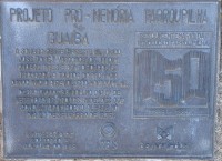 Guaíba placa comemorativa 150 anos da Revolução Farroupilha