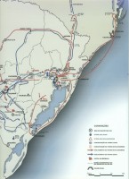 Mapa Revolução Farroupilha Leste