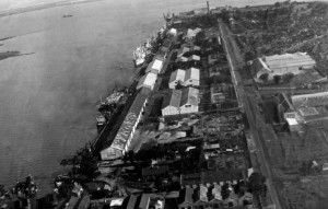 Rio Grande porto novo vista aérea déc1950