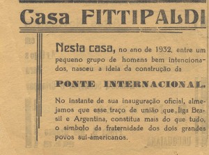 Uruguaiana Jornal Casa Fittipaldi(acervo Jussara Aymone)  