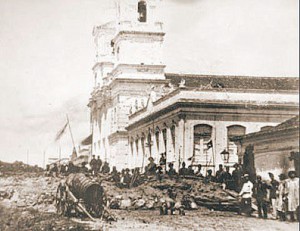 Bagé Cerco na Igreja Matriz 1893