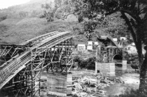 Bento Gonçalves-Veranopólis Incidente durante construção ponte Ernesto Dorneles déc1940