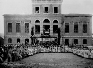 Bento Gonçalves Inauguração do prédio da prefeitura(Acervo Museu do Imigrante) 20-09-1902