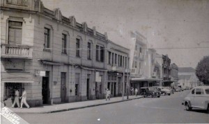 Carazinho Av Flores da Cunha na esquina com Rua Alexandre da Motta déc1950