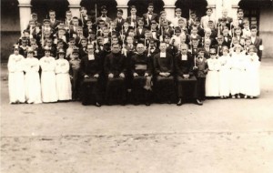 Carazinho Primeira Comunhão alunos do Colégio La Salle(acervo Juarez Castilhos) 1955 