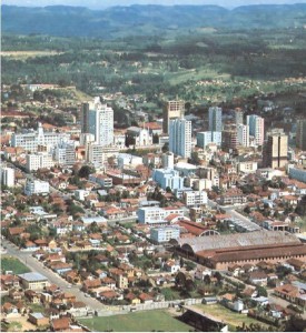 Caxias do Sul Aérea na déc1970