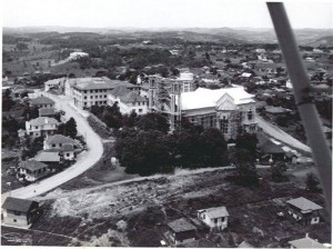 Caxias do Sul Construção da Igreja dos Capuchinhos(acervo Luiz Henrique da Rocha) 1960 04