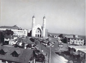 Caxias do Sul Construção da Igreja dos Capuchinhos(acervo Luiz Henrique da Rocha) 1960 08