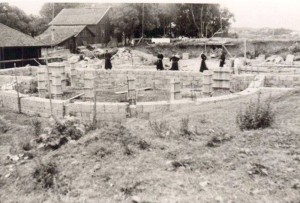 Caxias do Sul Construção da Igreja dos Capuchinhos(acervo Luiz Henrique da Rocha) 1960 10