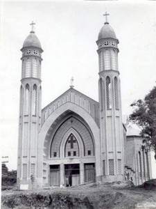 Caxias do Sul Construção da Igreja dos Capuchinhos(acervo Luiz Henrique da Rocha) 1960 11