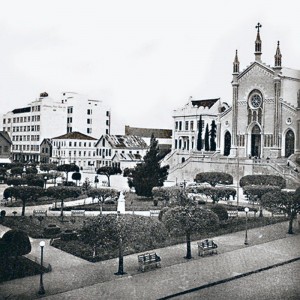 Caxias do Sul Praça Rui Barbosa 1950(acervo Ronaldo Fotografia)