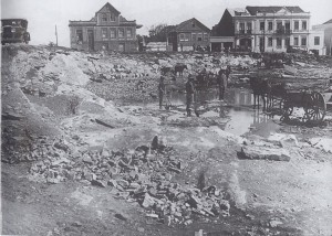 Caxias do Sul Rebaixamento da Praça Dante Alighieri (Geremia) déc1940