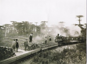 Caxias do Sul Trabalhadores da estrada de ferro(Foto Mancuso) 1910