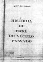 História de Bagé do Século Passado 1