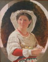 Eugenio Prati Ritratto della sorella Isabella Prati Olio su tela 74 x 59 cm(Colezzione privata) 1872